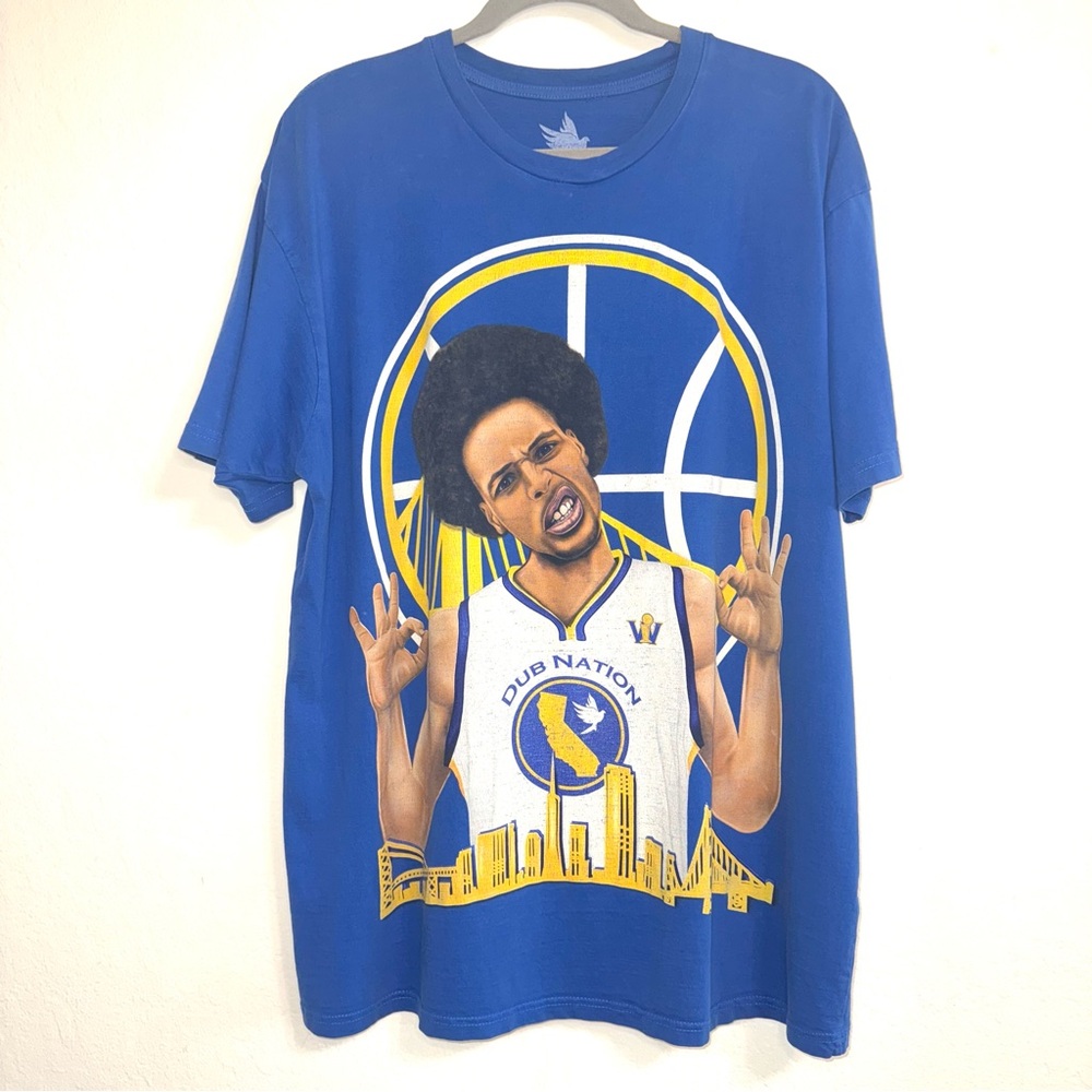 RARE Mac Dre Steph Curry Warriors Men's Size XL Legacy Art Collection Dubs